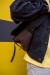 сумка-мессенджер 6003 желтый/черный/коричневый