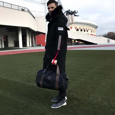 СПОРТИВНАЯ СУМКА 7055 ЗЕЛЕНЫЙ ДЖИНС